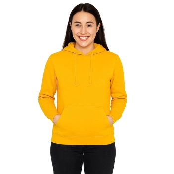 Bluza dresowa damska z kapturem kolor żółty roz.XL – odzież robocza Modern Company
